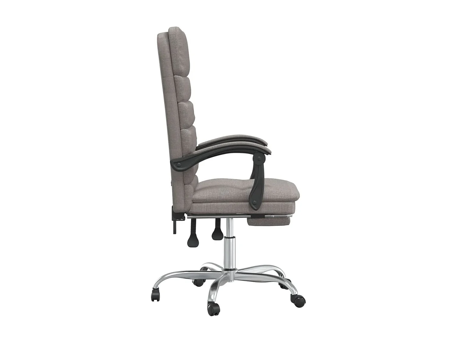 Fauteuil de massage inclinable de bureau Taupe Tissu REO89122