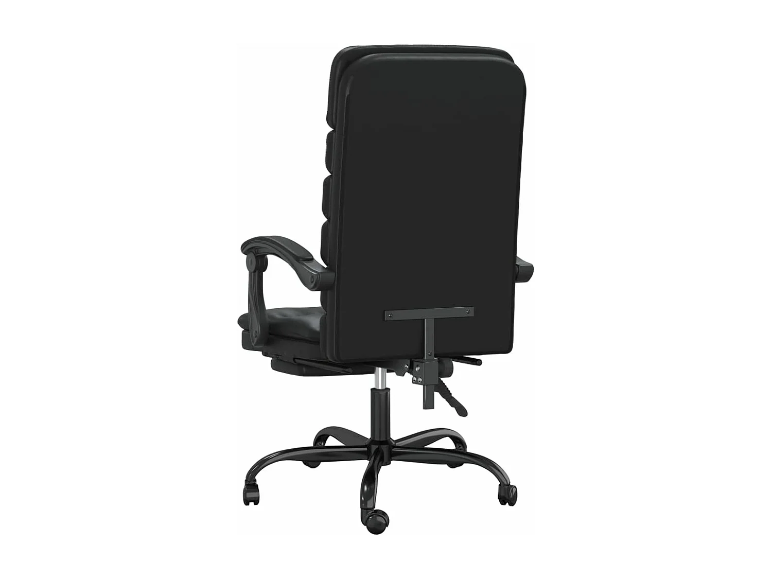 Fauteuil de massage inclinable de bureau Noir Similicuir REO32834