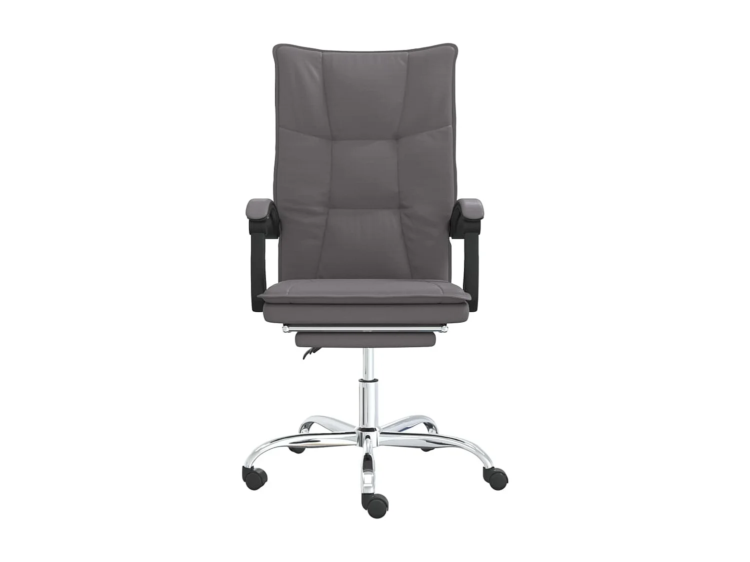 Fauteuil inclinable de bureau Gris Similicuir REO67597