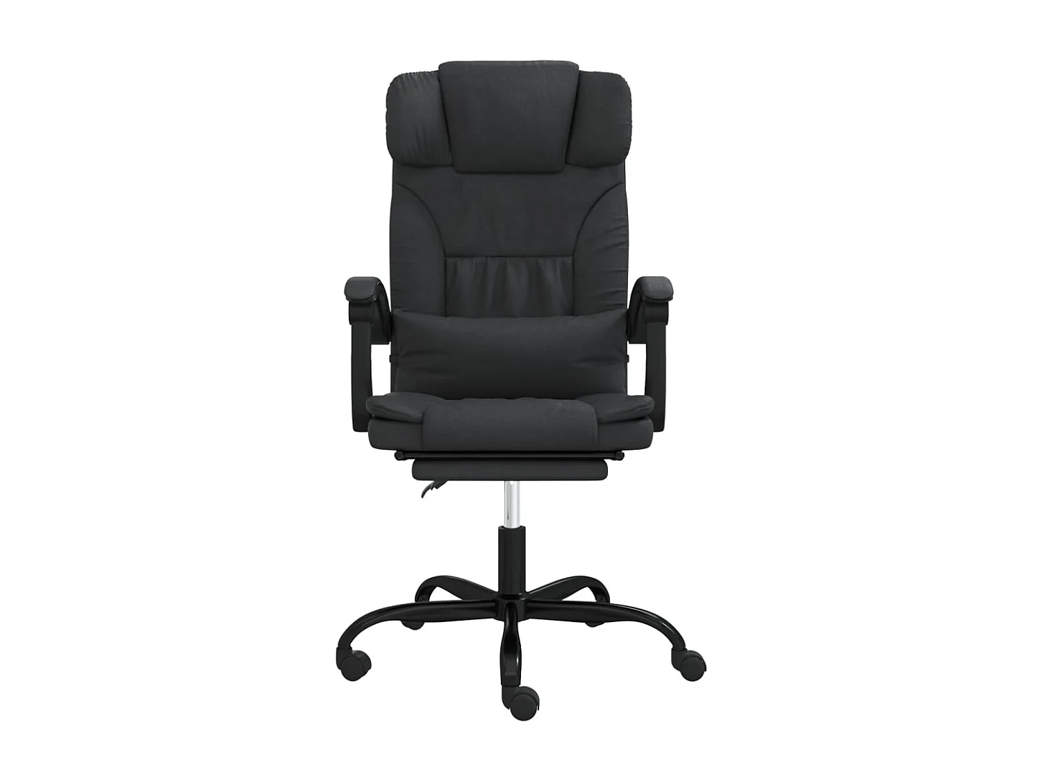Fauteuil inclinable de bureau Noir Similicuir REO23106