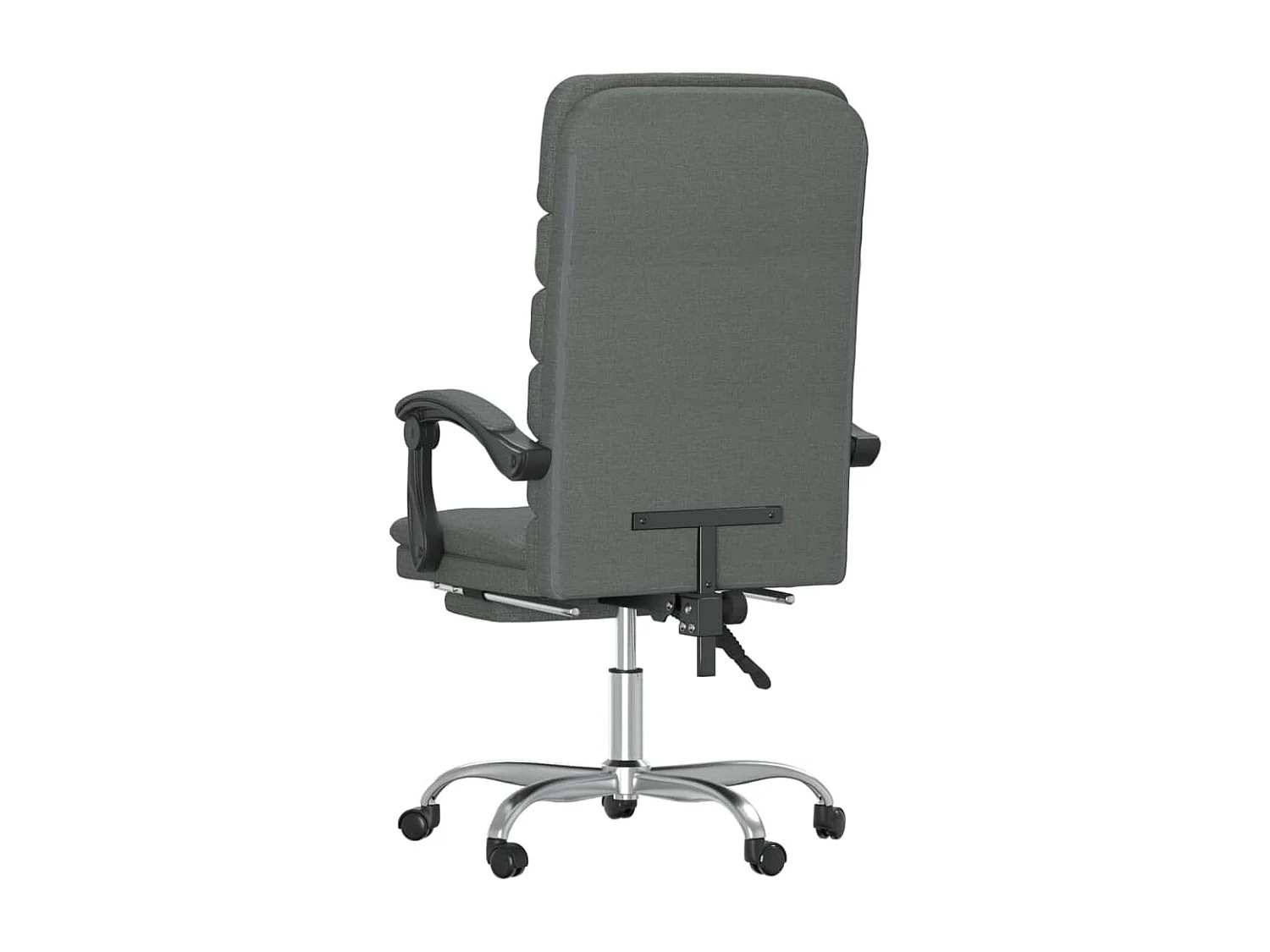 Fauteuil de massage inclinable de bureau Gris foncé Tissu REO39235