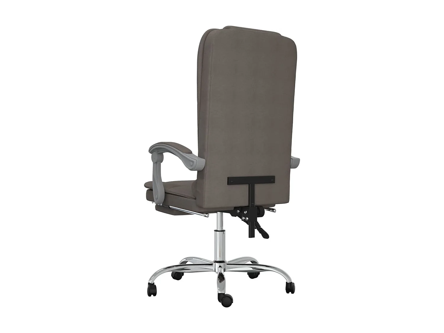 Fauteuil de massage inclinable de bureau Taupe Tissu REO87698