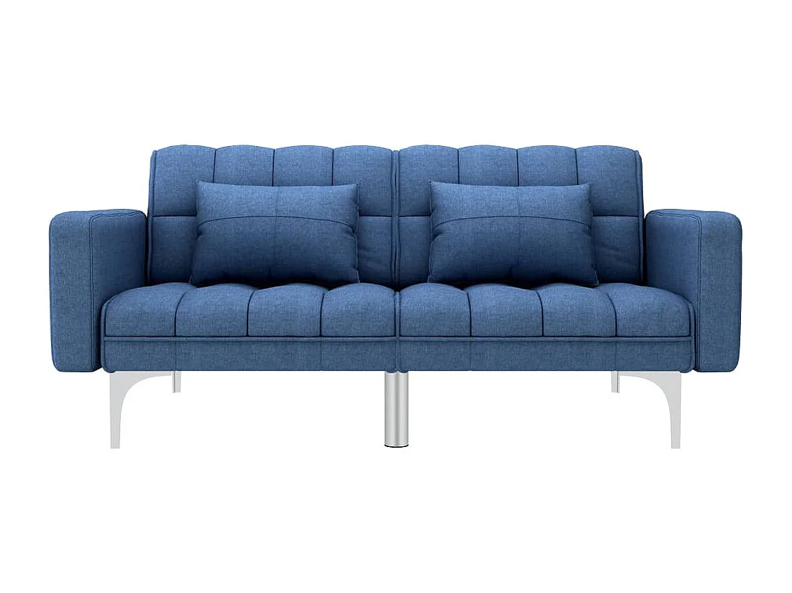 Canapé convertible Bleu Tissu REO71749