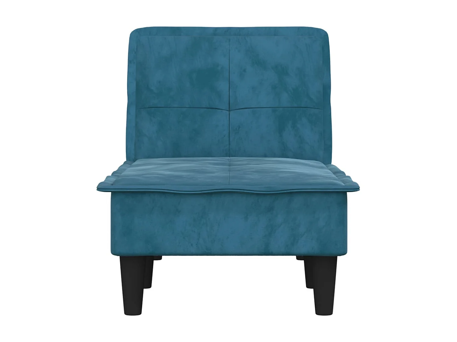 Canapé convertible bleu velours REO88479