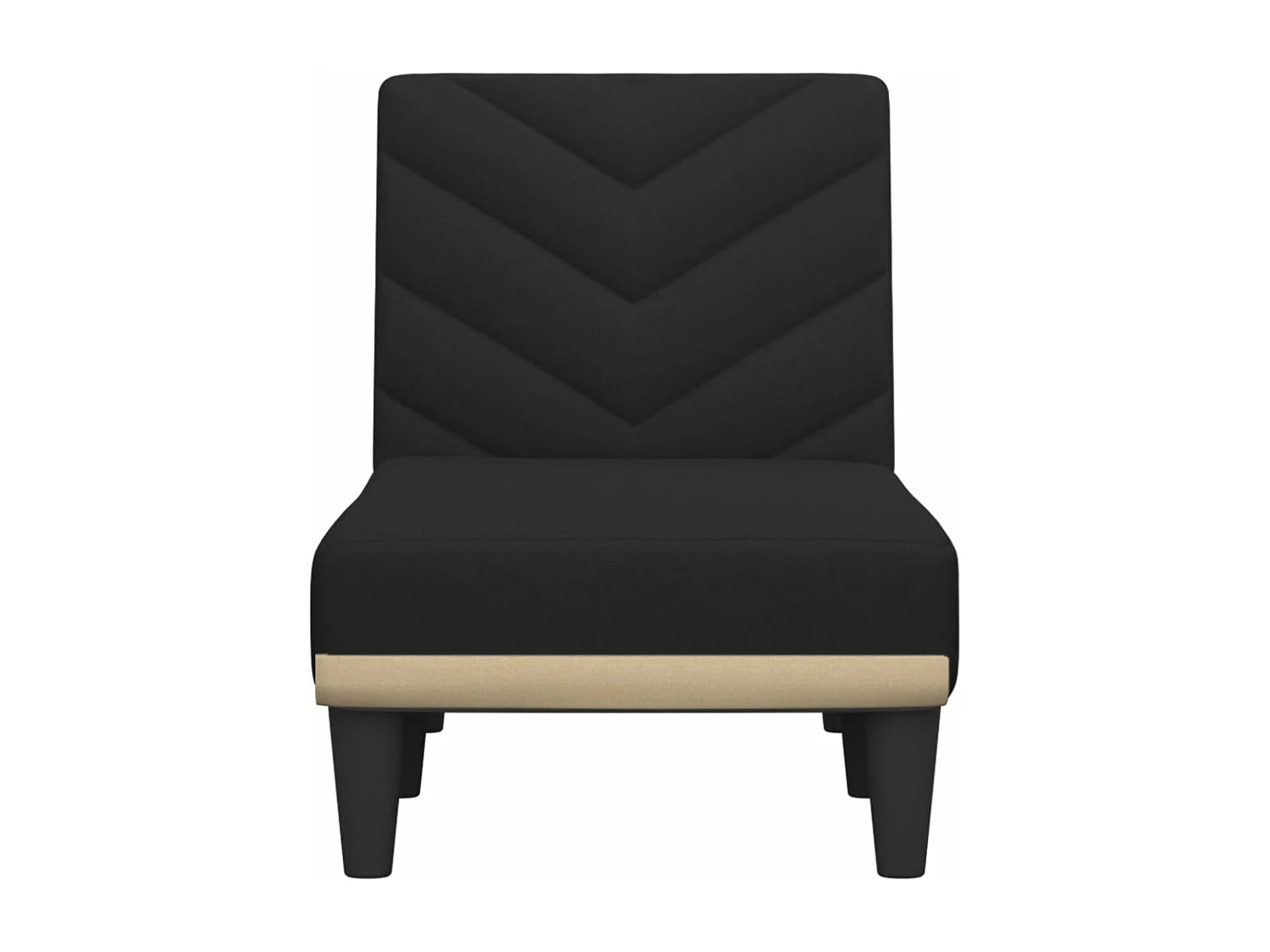 Canapé convertible noir tissu REO47680
