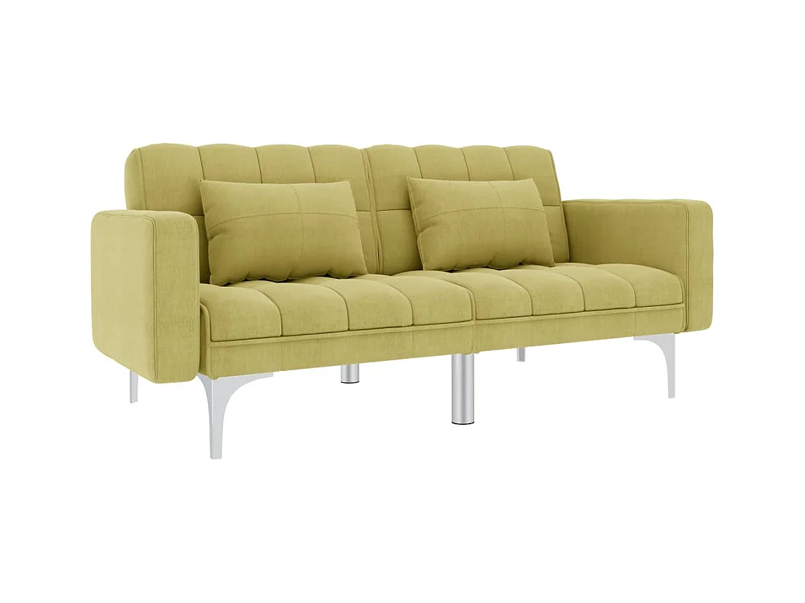 Canapé convertible Vert Tissu REO40100