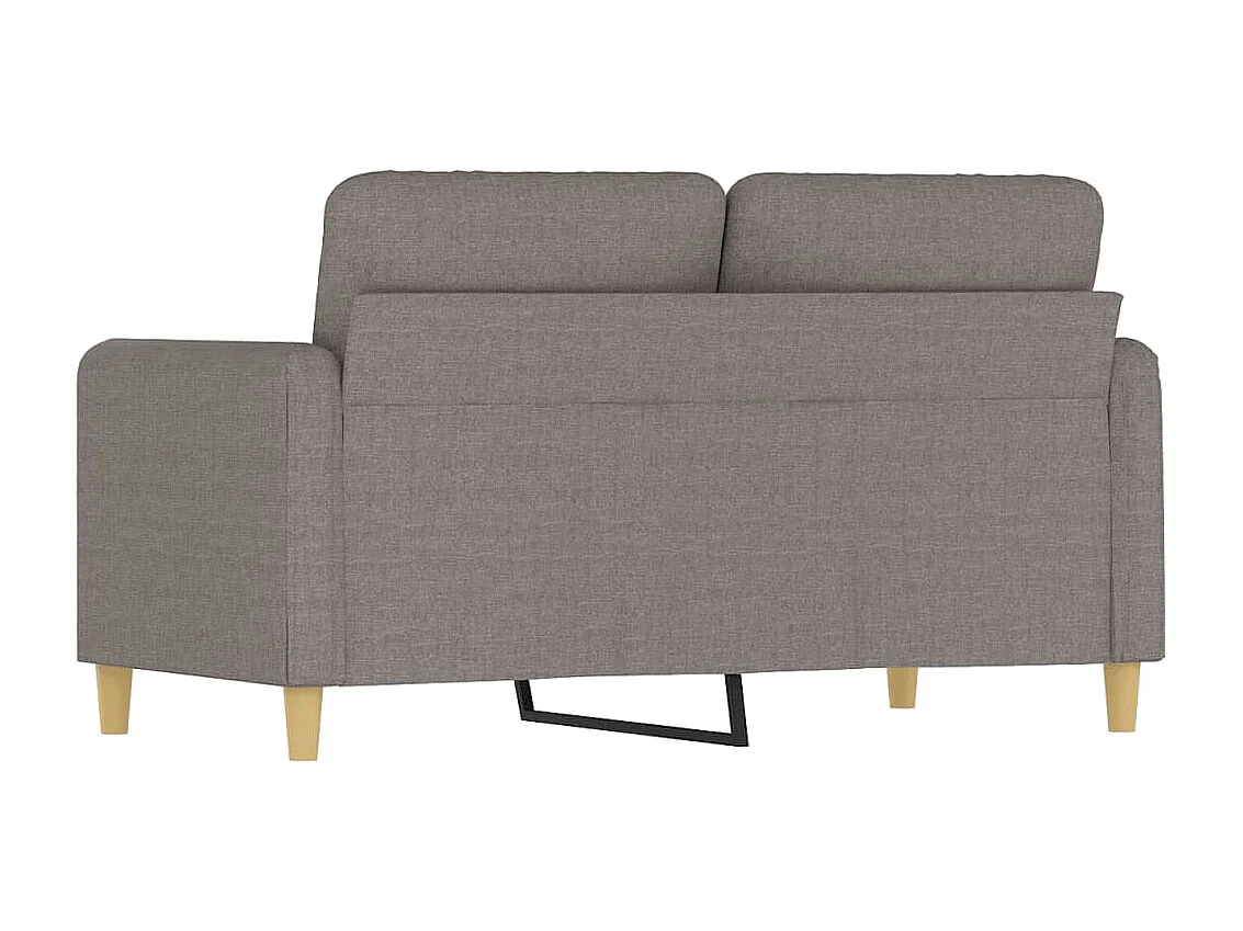 Canapé à 2 places Taupe 120 cm Tissu REO89343