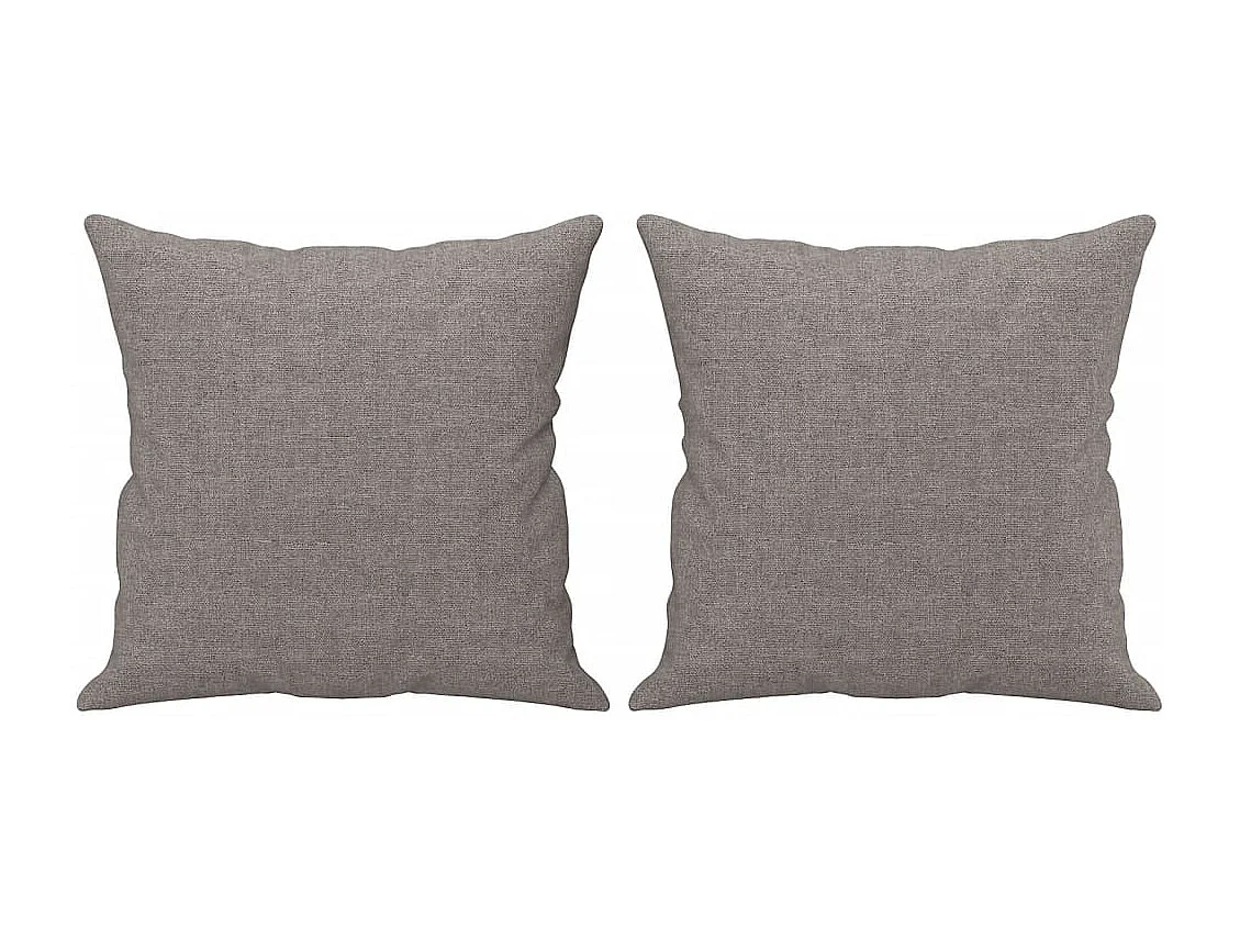 Sofá 2 lug. +almofadas decoração 120cm tecido cinza-acastanhado PT170096