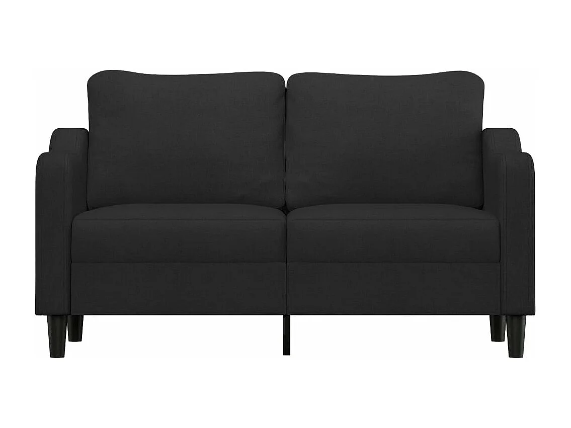 Tweezitsbank 140 cm stof zwart NL845079