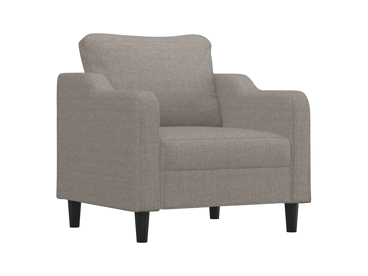 Fauteuil Taupe 60 cm Tissu REO33681