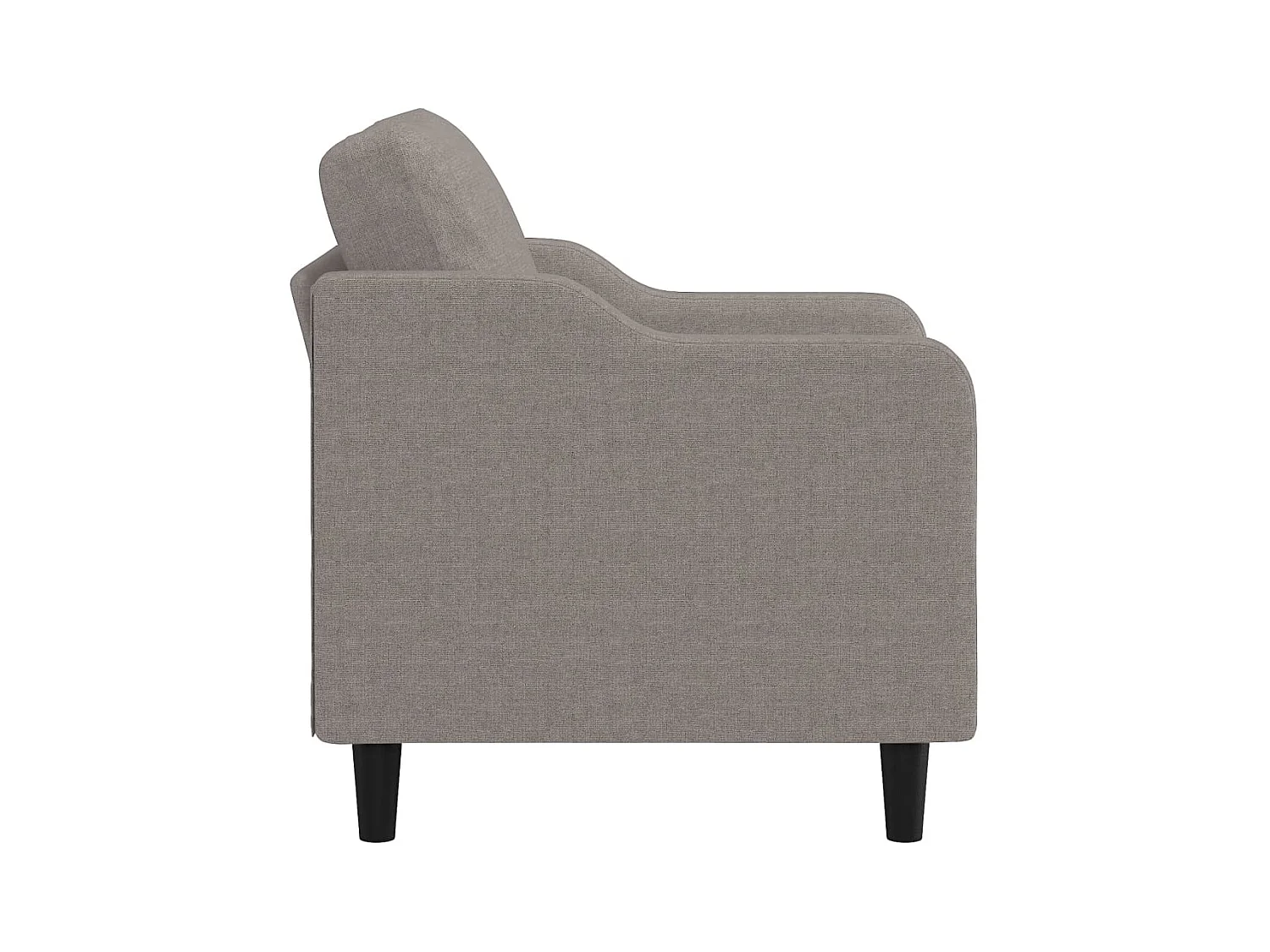Fauteuil Taupe 60 cm Tissu REO33681