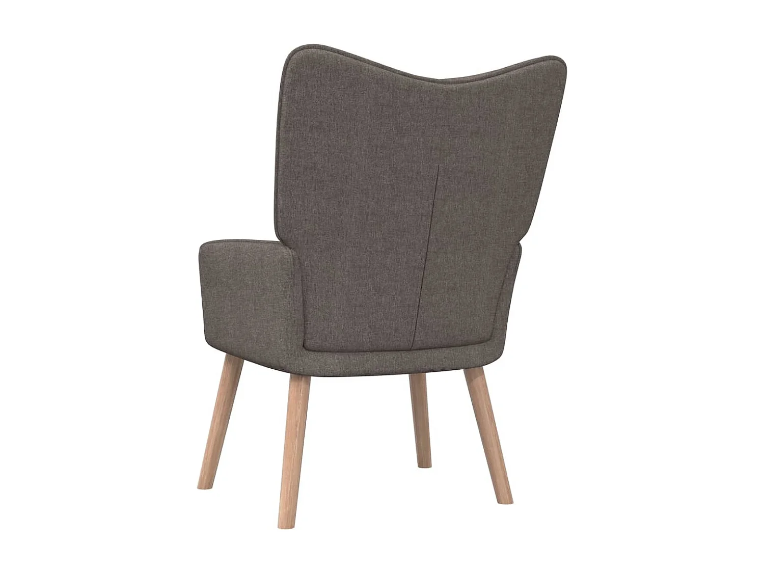 Relaxsessel | Fernsehsessel mit Hocker Taupe Stoff -gkd441878