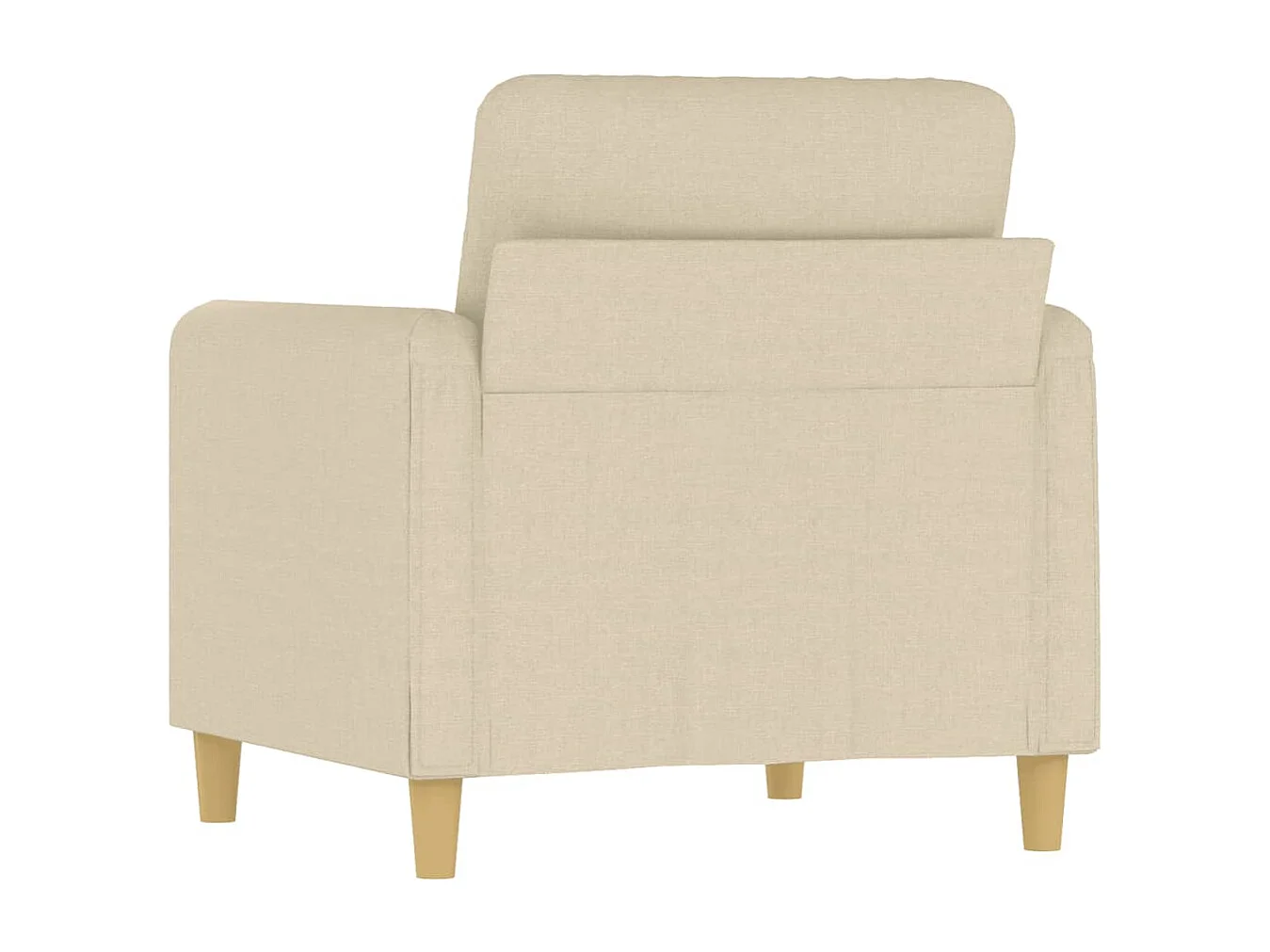 Fauteuil Crème 60 cm Tissu REO64141