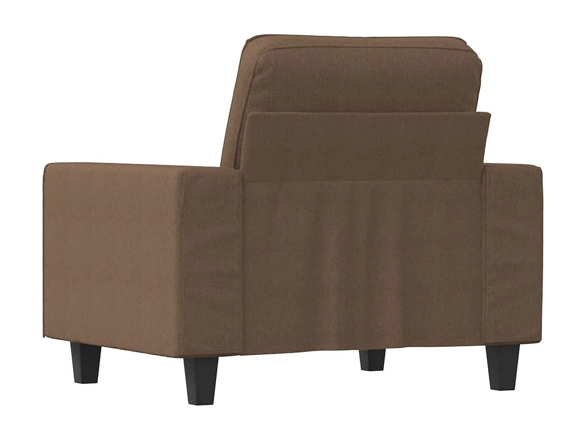 Fauteuil Marron 60 cm Tissu REO26949