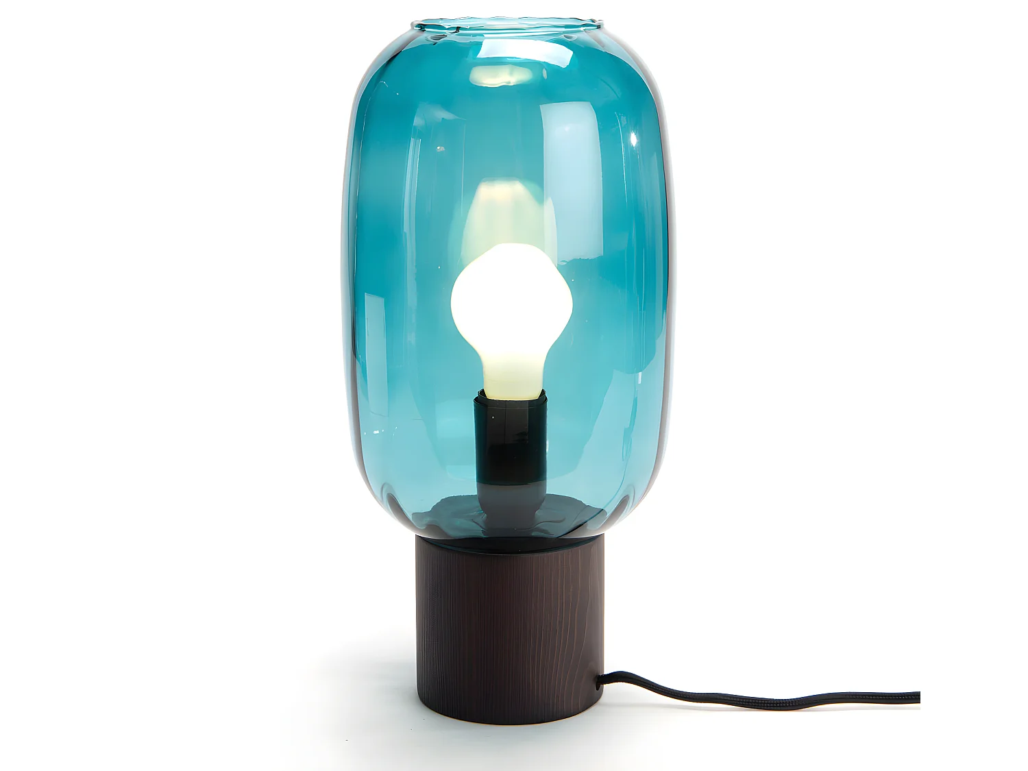 Lampe matisse bleu marine petit modèle  E27_40W