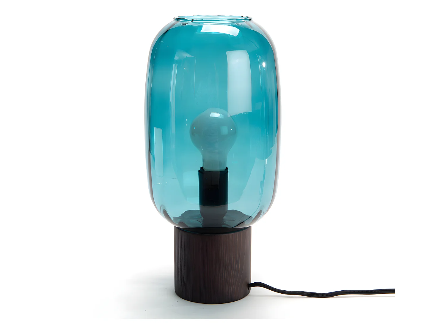 Lampe matisse bleu marine petit modèle  E27_40W