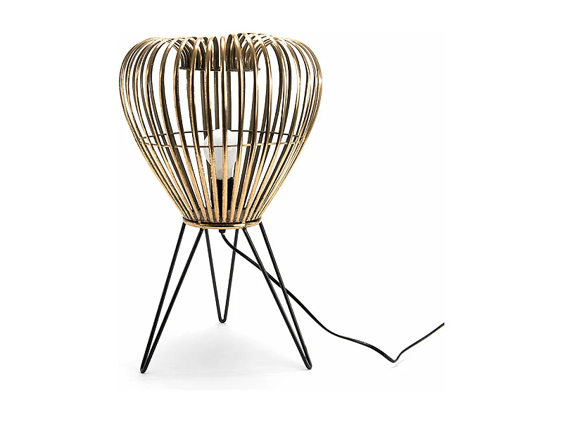 Lampe table Nouméa  H: 52 cm en métal - E27_40W