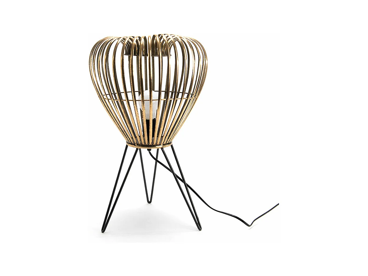 Lampe table Nouméa  H: 52 cm en métal - E27_40W