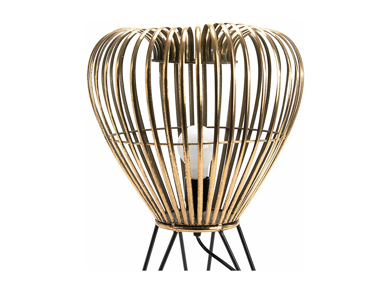 Lampe table Nouméa  H: 52 cm en métal - E27_40W