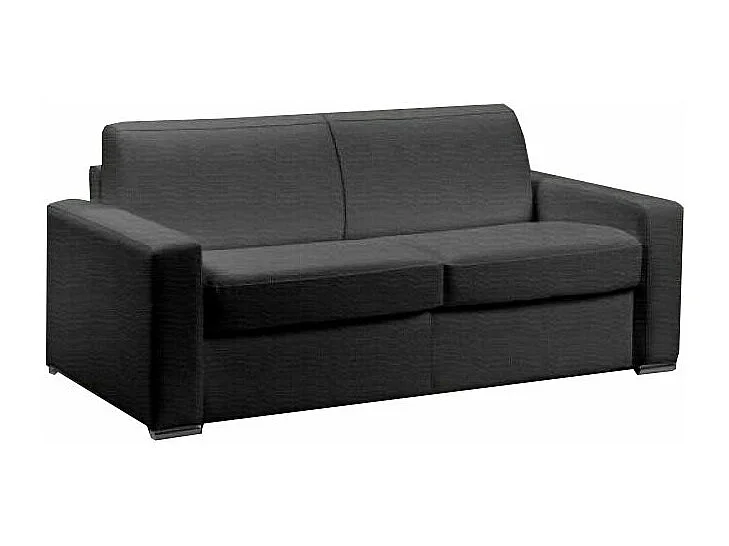 Canapé lit 3 places MASTER convertible EXPRESS 140 cm Tweed Cross gris graphite MATELAS 18 CM INCLUS
