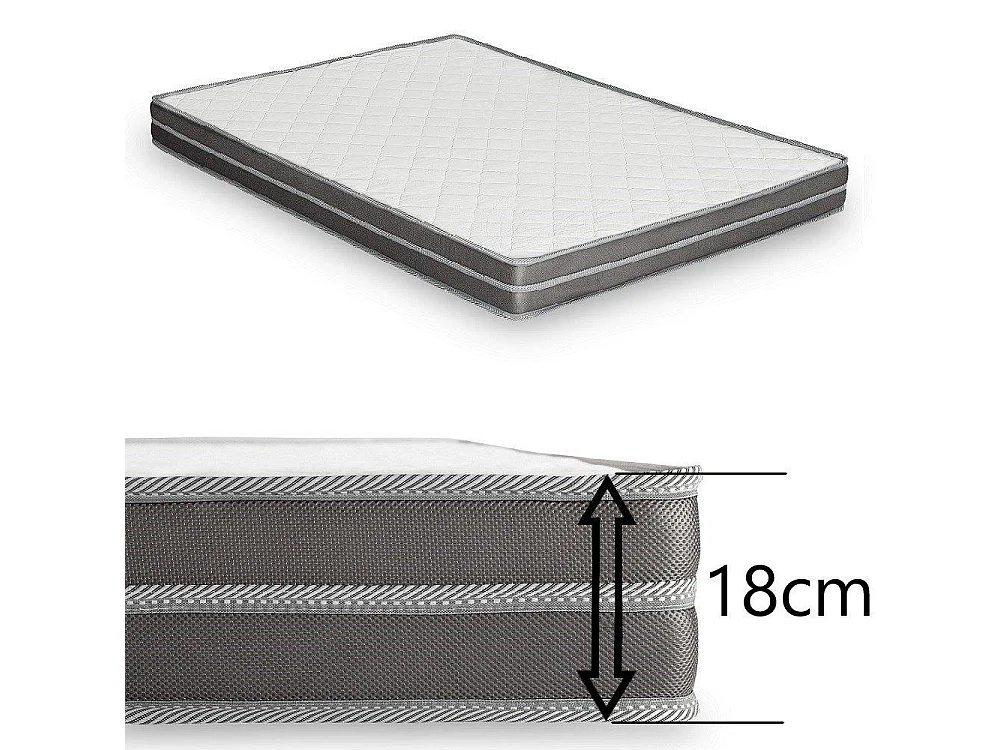 Canapé lit 3 places MASTER convertible EXPRESS 140 cm Tweed Cross gris graphite MATELAS 18 CM INCLUS