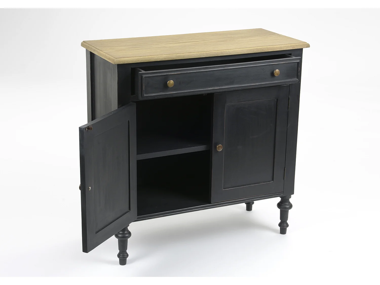 Buffet 1 tiroir en bois New Légende