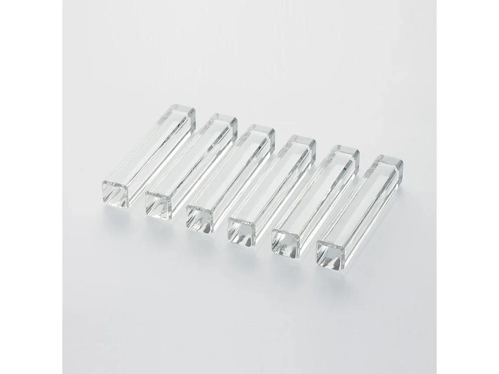 Coffret de 6 porte-couteaux réglette en cristal