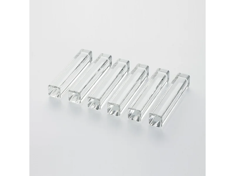 Coffret de 6 porte-couteaux réglette en cristal