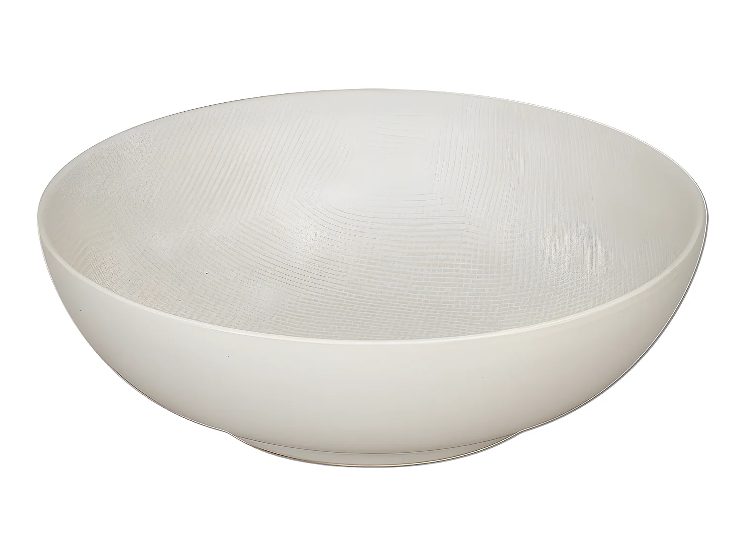 Saladier Vésuvio blanc 24 cm