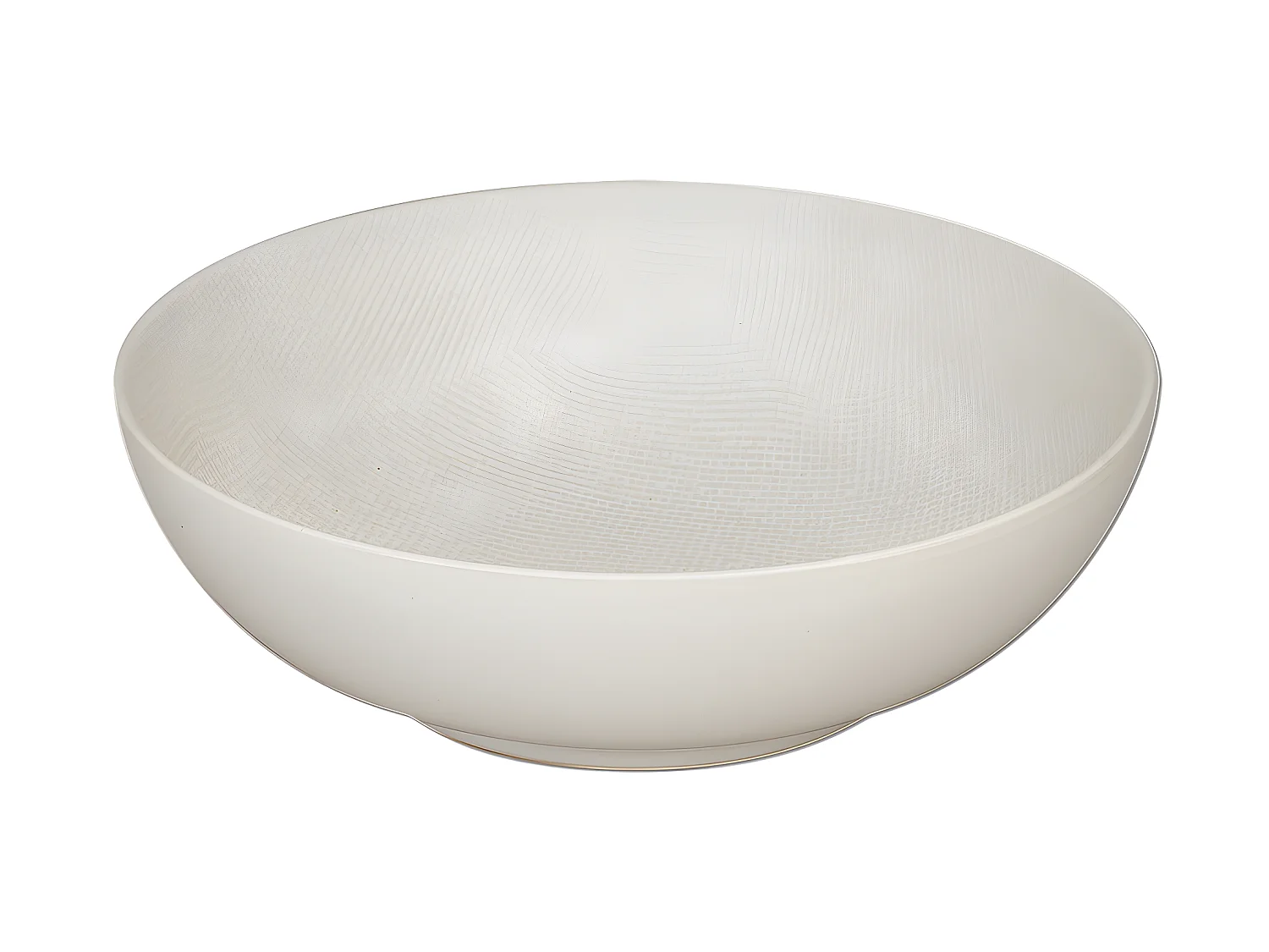 Saladier Vésuvio blanc 24 cm