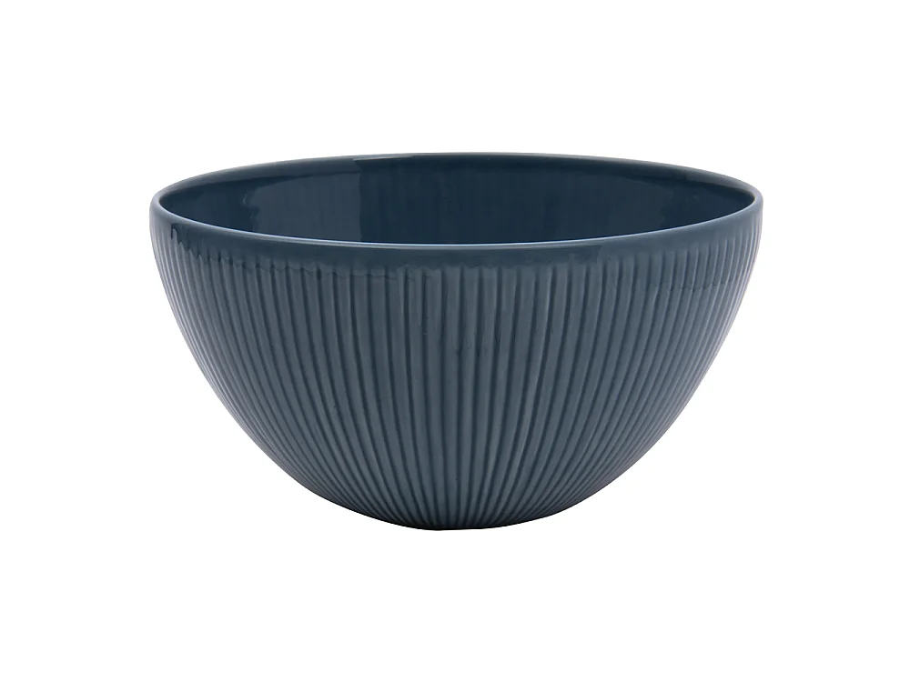 Saladier Bohémia 28,5 cm bleu