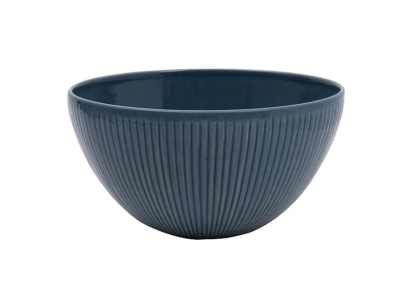 Saladier Bohémia 28,5 cm bleu