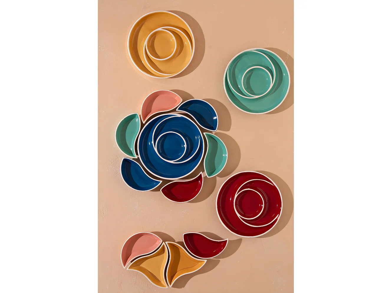 Plat jaune étoile peps