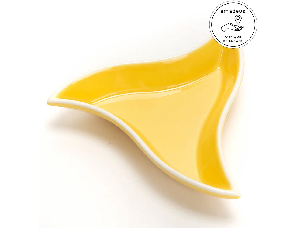 Plat jaune étoile peps