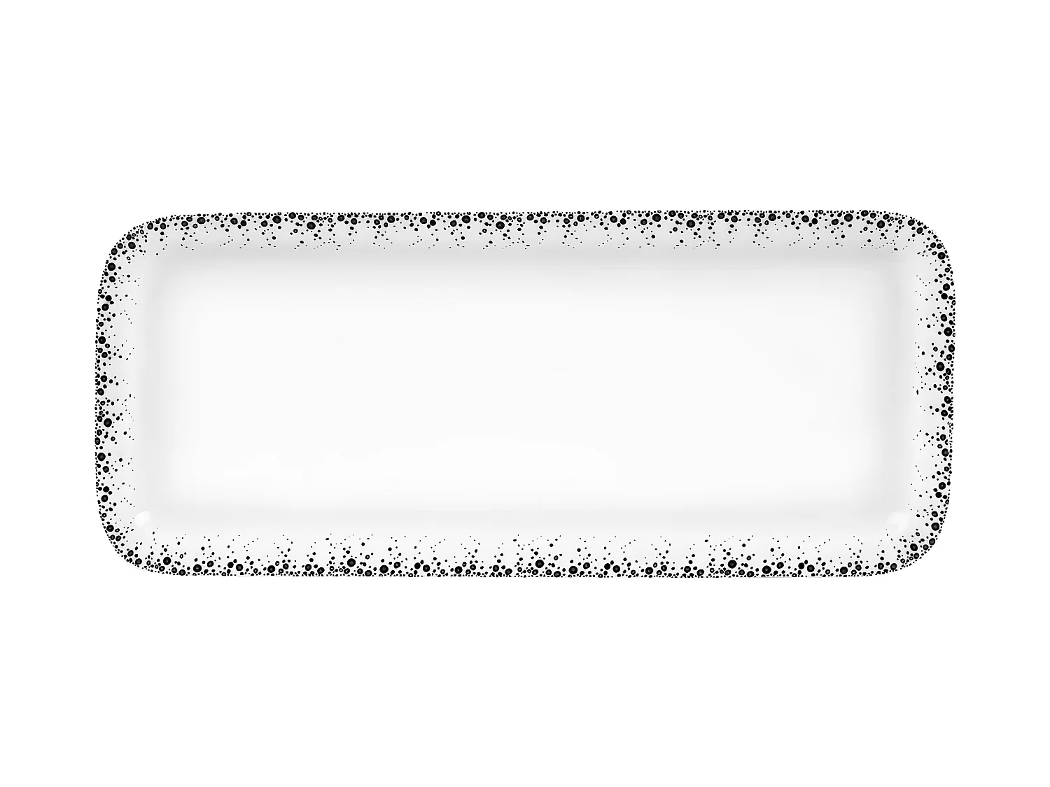 Plat à cake Boréalis gris 37 cm
