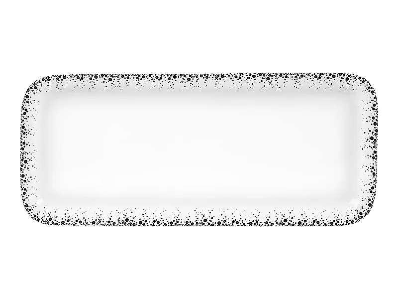 Plat à cake Boréalis gris 37 cm