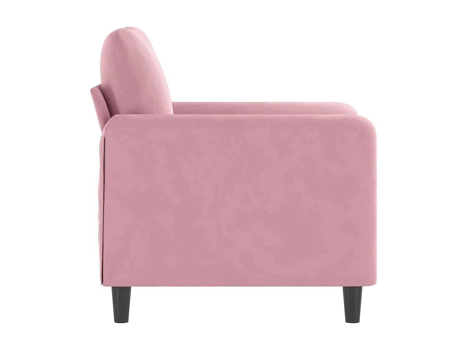 Fauteuil Rose 60 cm Velours REO88182