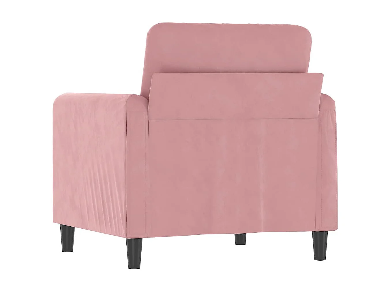 Fauteuil 60 cm fluweel roze BE688726