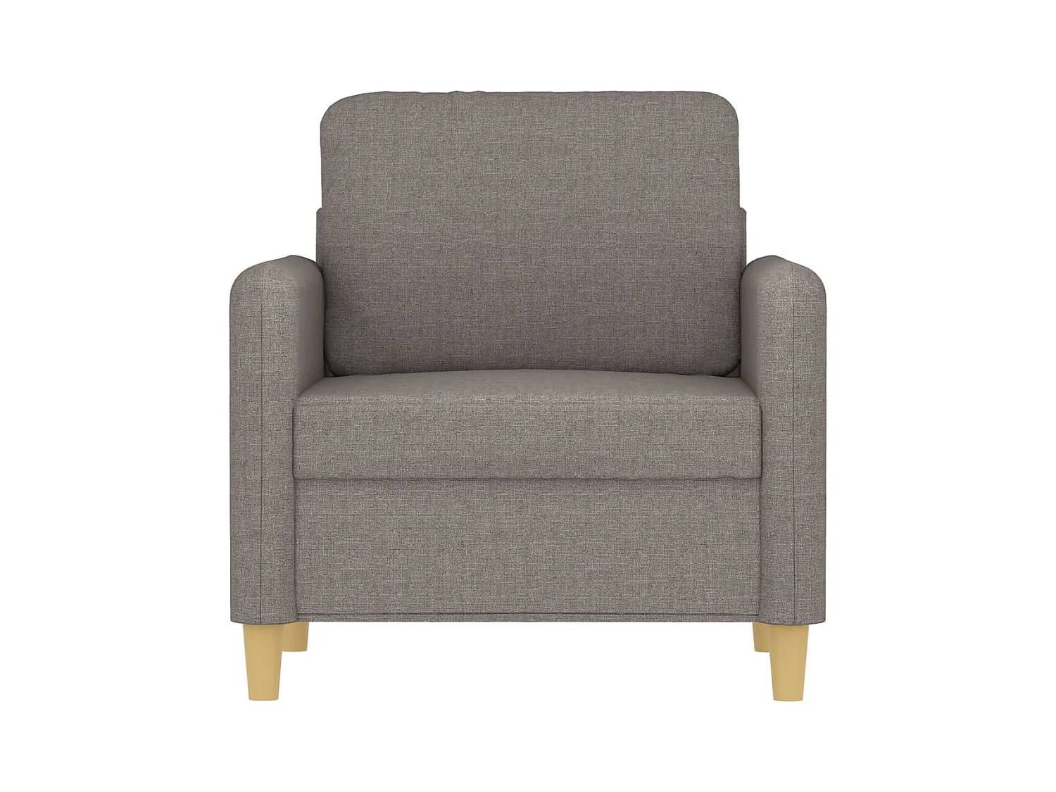 Fauteuil Taupe 60 cm Tissu REO69393