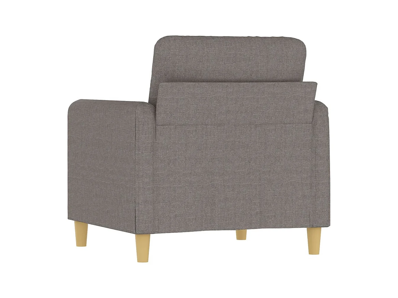 Fauteuil Taupe 60 cm Tissu REO69393