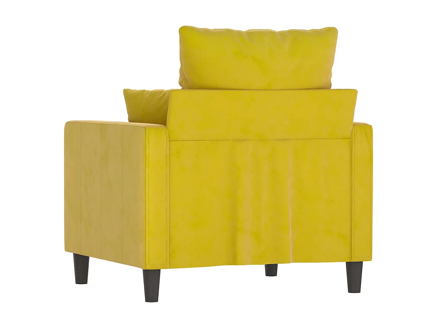 Fauteuil Jaune 60 cm Velours REO10236