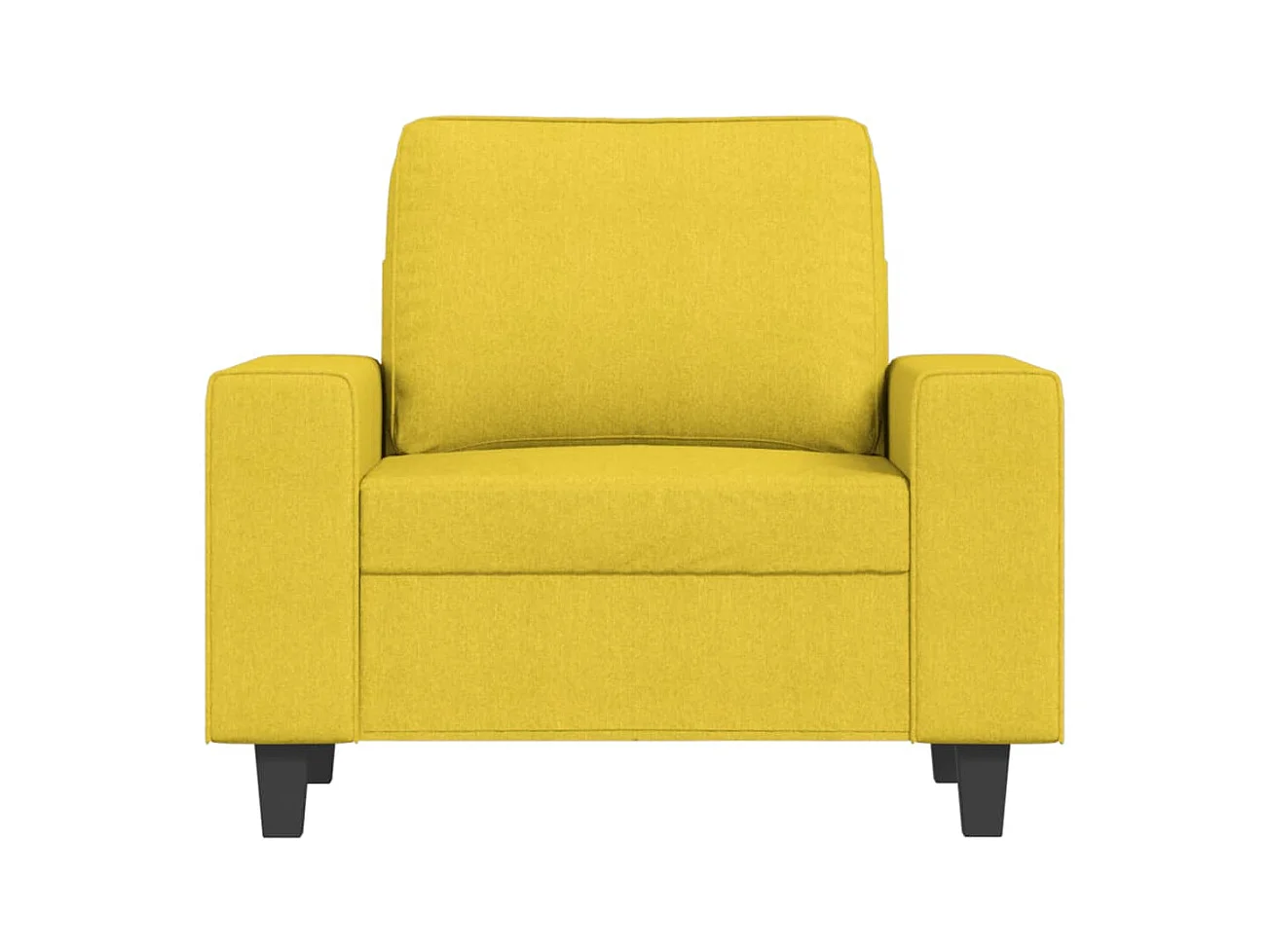 Fauteuil Jaune clair 60 cm Tissu REO22690
