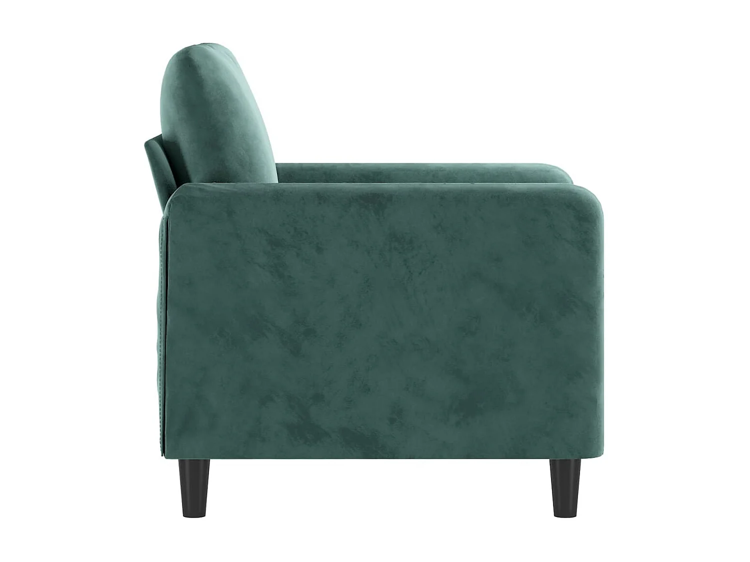Fauteuil Vert foncé 60 cm Velours REO36825