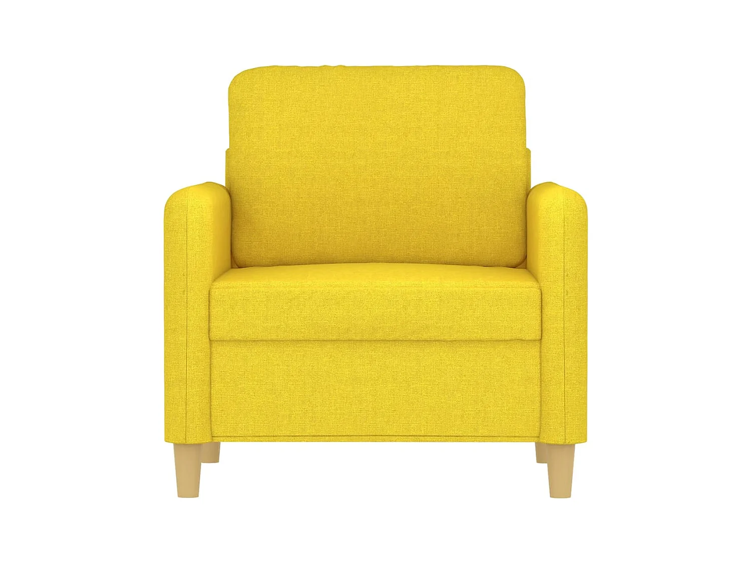 Fauteuil Jaune clair 60 cm Tissu REO75183
