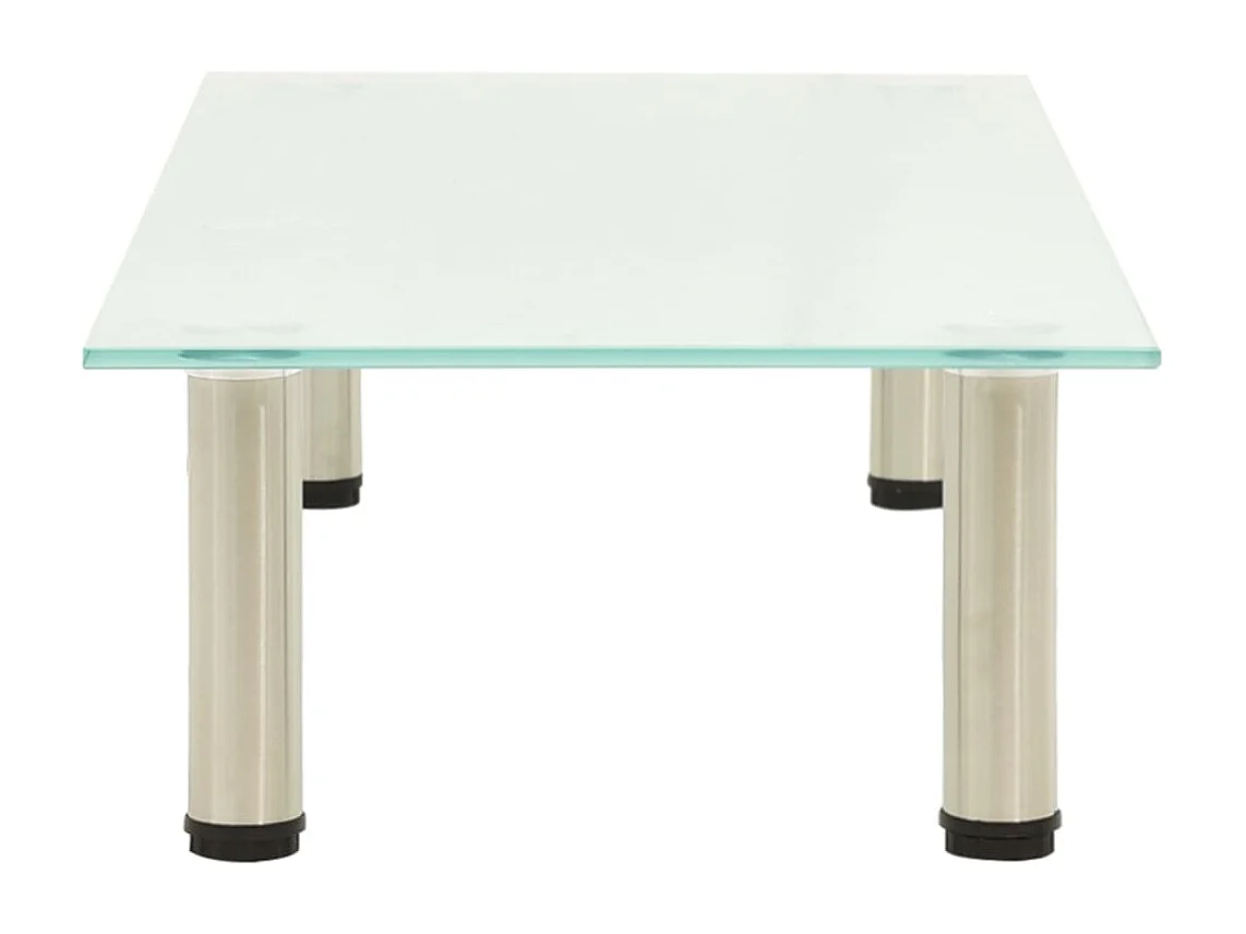 Mueble TV de vidrio templado esmerilado 80x35x17 cm YOE58137