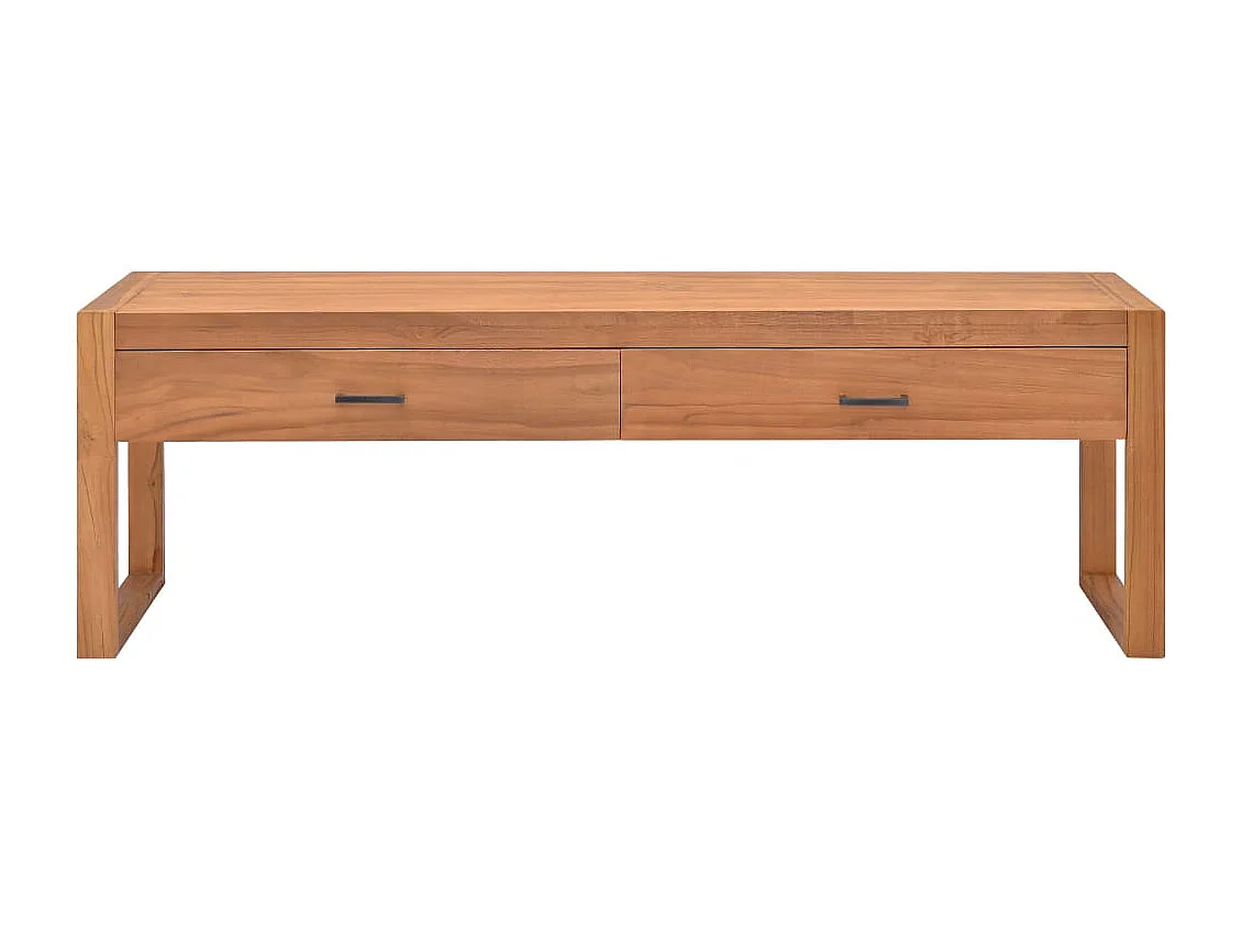 Meuble TV 140x40x45 cm Bois de teck WET7817