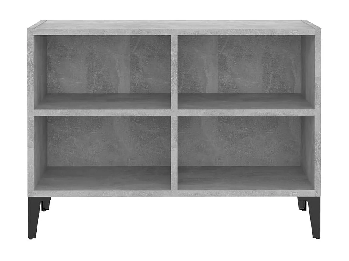 TV-Schrank,TV-Möbel mit Metallbeinen Betongrau 69,5x30x50 cm -gkd192828