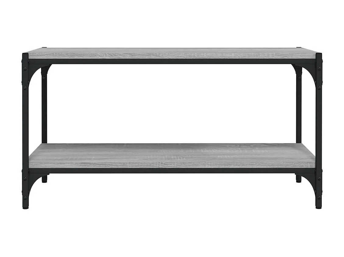 TV-Schrank,TV-Möbel Grau Sonoma 80x33x41 cm Holzwerkstoff und Stahl -gkd707676