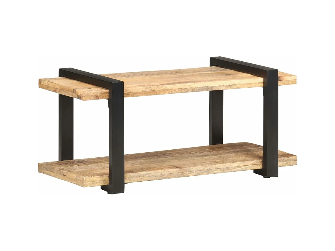 Meuble TV 90x40x40 cm Bois de manguier brut WET9212