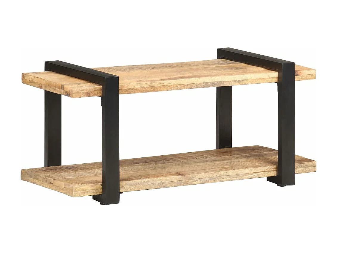 Meuble TV 90x40x40 cm Bois de manguier brut WET9212